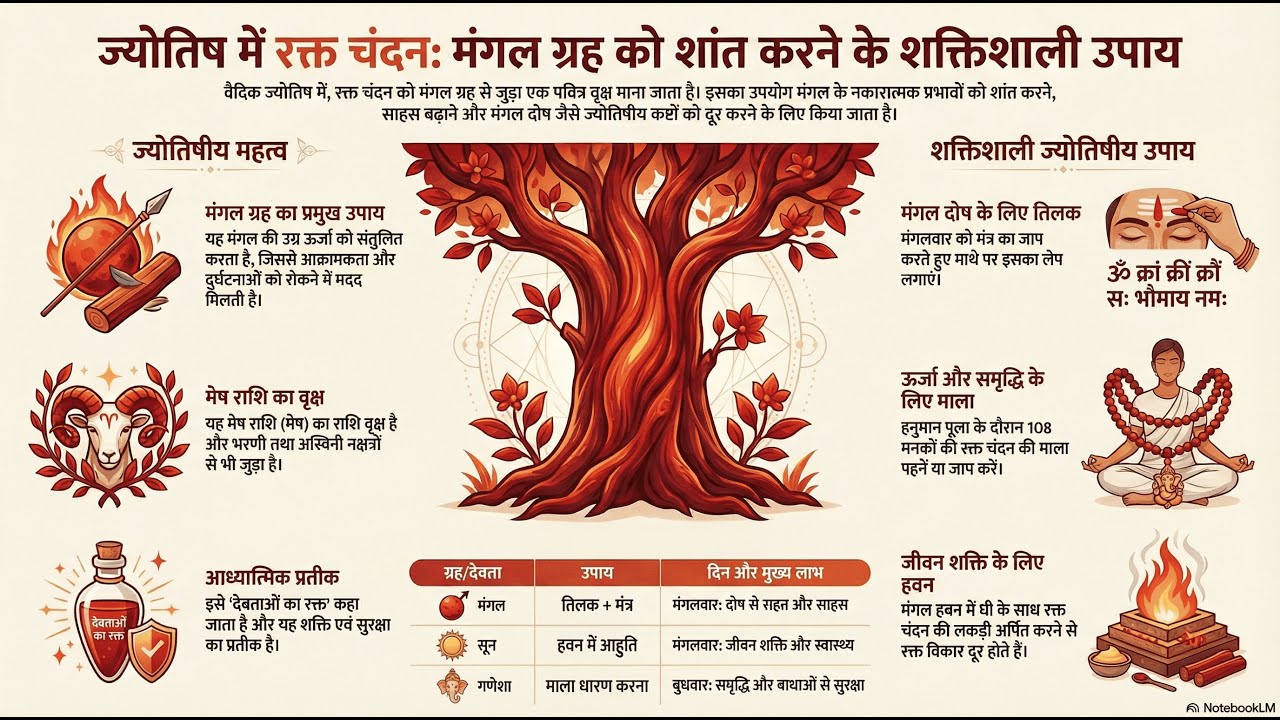 🌺|| रक्त चंदन का रहस्य | कैसे यह पवित्र वृक्ष बदलता है ग्रह और भाग्य || #vedicastrology #jyotish