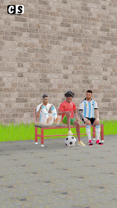 Messi Vs BOMB π£π€£ #funny #messi #ronaldo #shorts