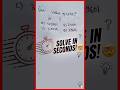 😃Amazing math question 😃 #maths #trending #viral #shorts #study #shortsfeed #viralvideo #viralshorts
