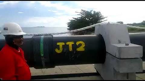 LCOT HDPE Pipeline Surface Tow Launching - PBJV-SSB/SSPC