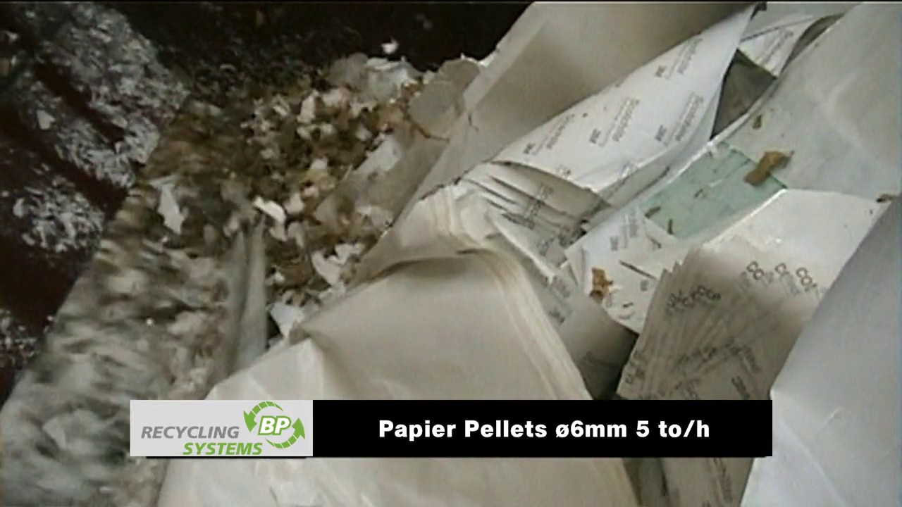 Zerkleinerung + Pelletierung Repa-Säcke Pellets ø6mm - 5to/h