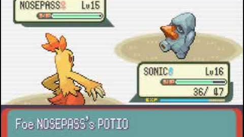 Pokemon Emerald Walkthrough:Leader of rustboro gym:Roxanne