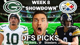 SNF Showdown Breakdown 🏈 | GB Packers @ PIT Steelers | DraftKings DFS Player-by-Player Analysis