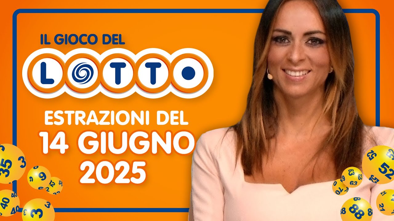 estrazioni lotto 14 giugno 2025