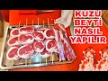 KUZU BEYTİ NASIL YAPILIR, ET İŞLEME TEKNİKLERİ,