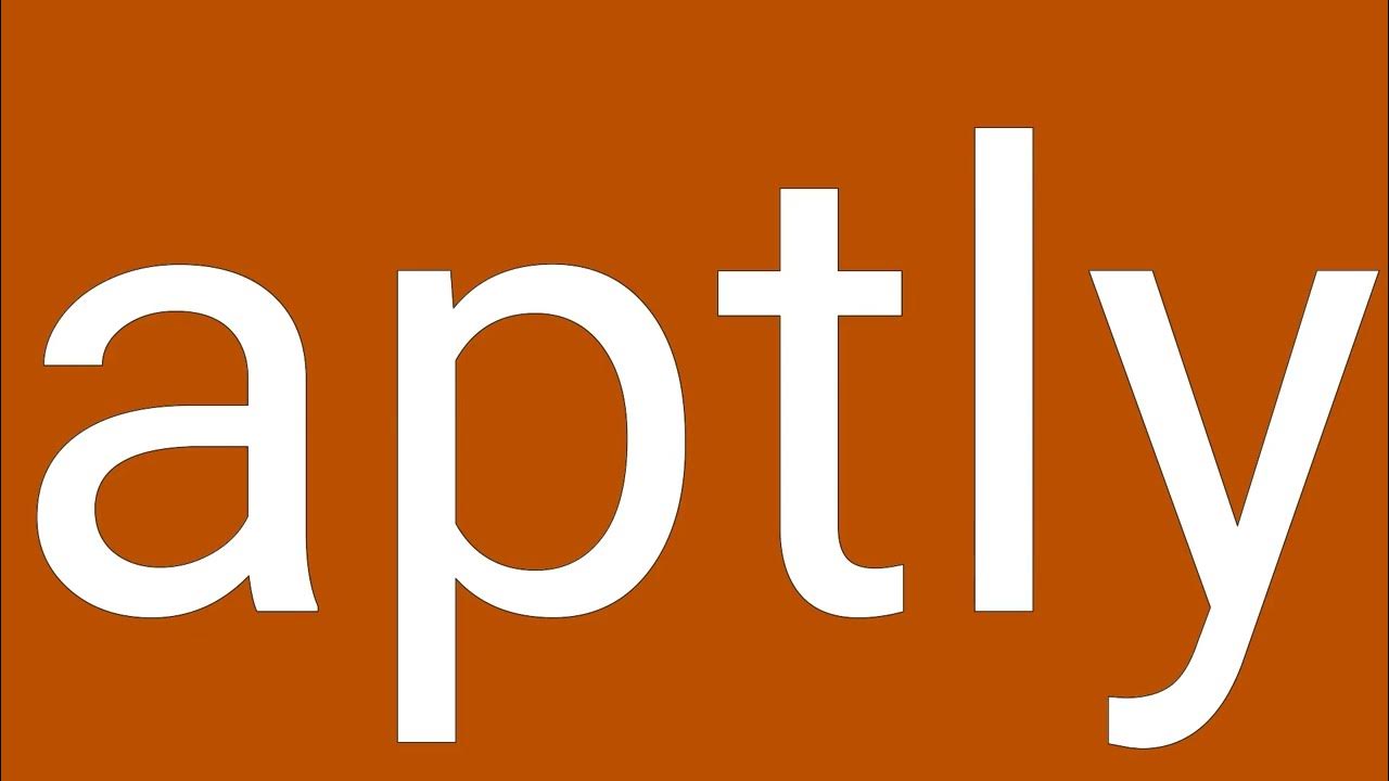 aptly-definition-meaning-youtube