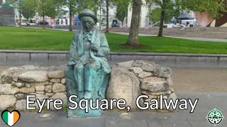 🇮🇪 🚶Walking tour of Eyre Square: Galway's Heart in Ireland