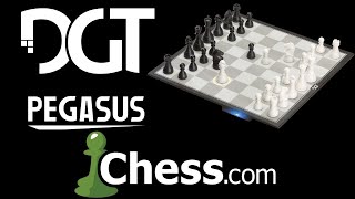 DGT Pegasus - Online game with Chesscom app - Pirc: Czech Variation screenshot 5