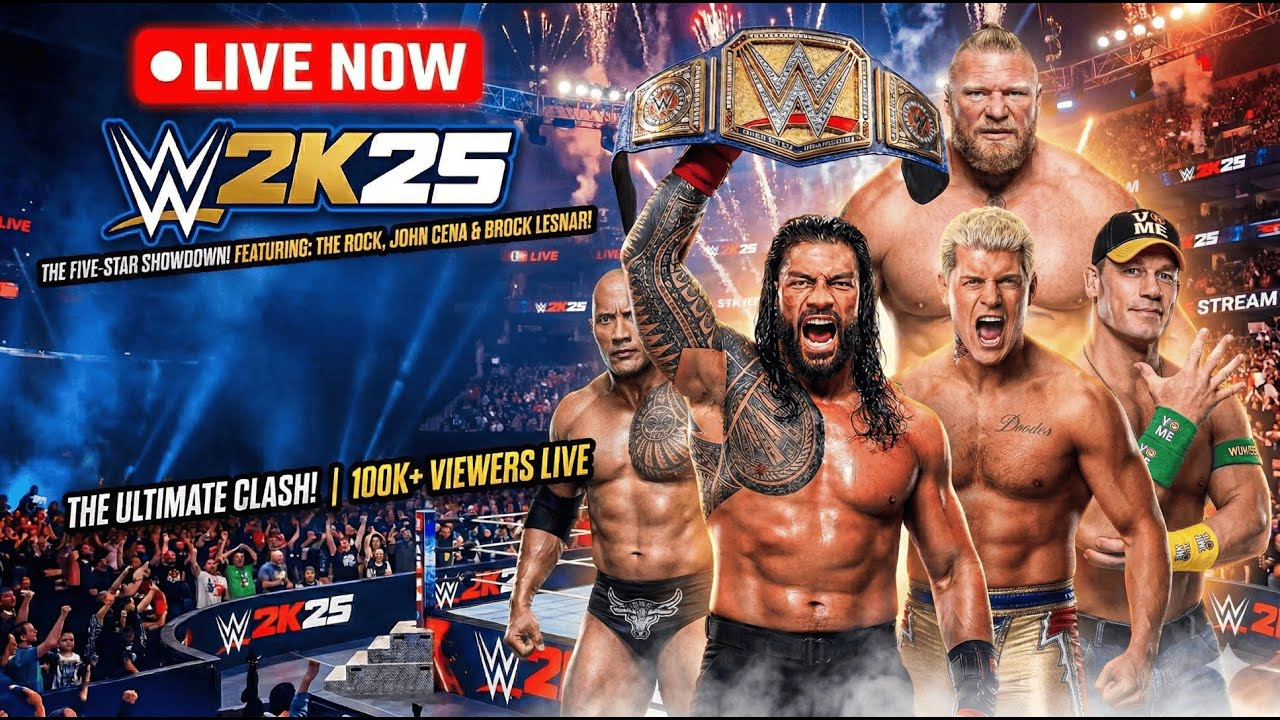 LIVE WWE2K25 ! #shorts #wwe2k25 #wwe #live