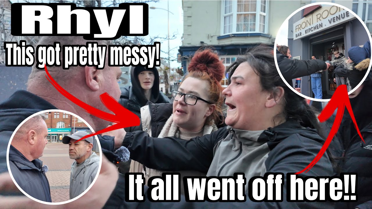 ⁣RHYL - This Didn’t End Well!! The Lesbian Mafia Kicked Right Off! My Scooter Got Smashed Up!!