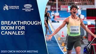 SIXTH fastest European in HISTORY! 🤯 Spanish indoor 800m record 🇪🇸 for Canales