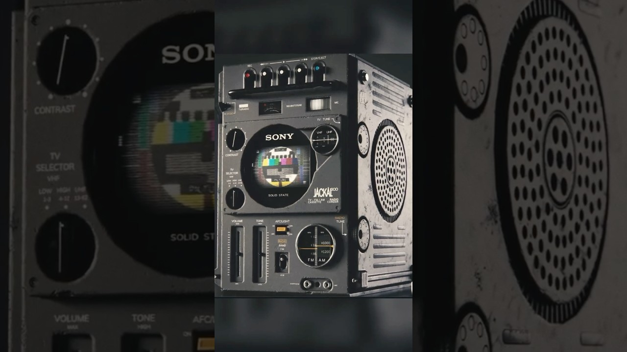 A Toy For Grown-Ups: Sony FX-300 Jackal #av #hifi #vintagetech