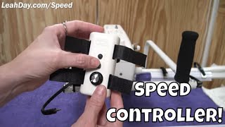 Home Machine Quilting on a Hoop Frame with a Grace Speed Controller