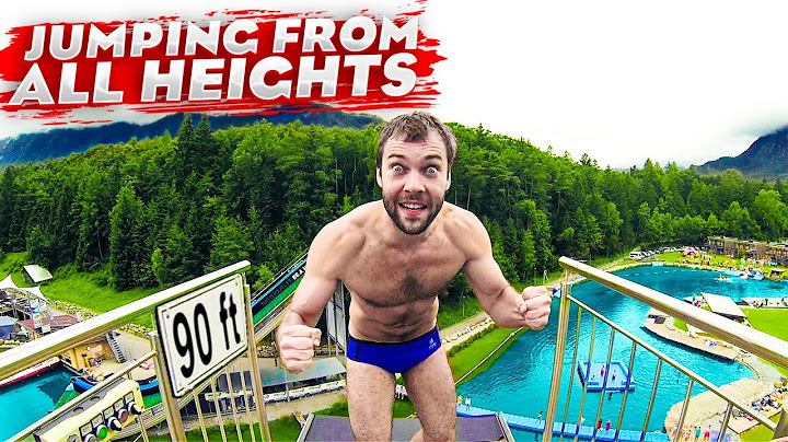 Cliff jumping from ALL heights | How it feels like to dive from 90 ft?