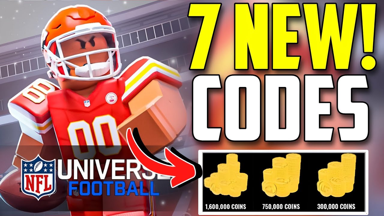 *NEW CODES* NFL UNIVERSE FOOTBALL ROBLOX CODES 2024- NFL UNIVERSE ...