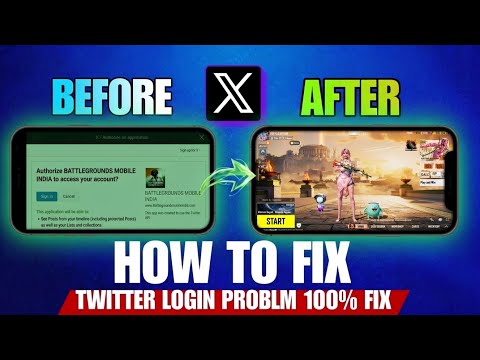 BGMI TWITTER LOGIN PROBLEM FIX 100% || BGMI LOGIN PROBLEM FIX