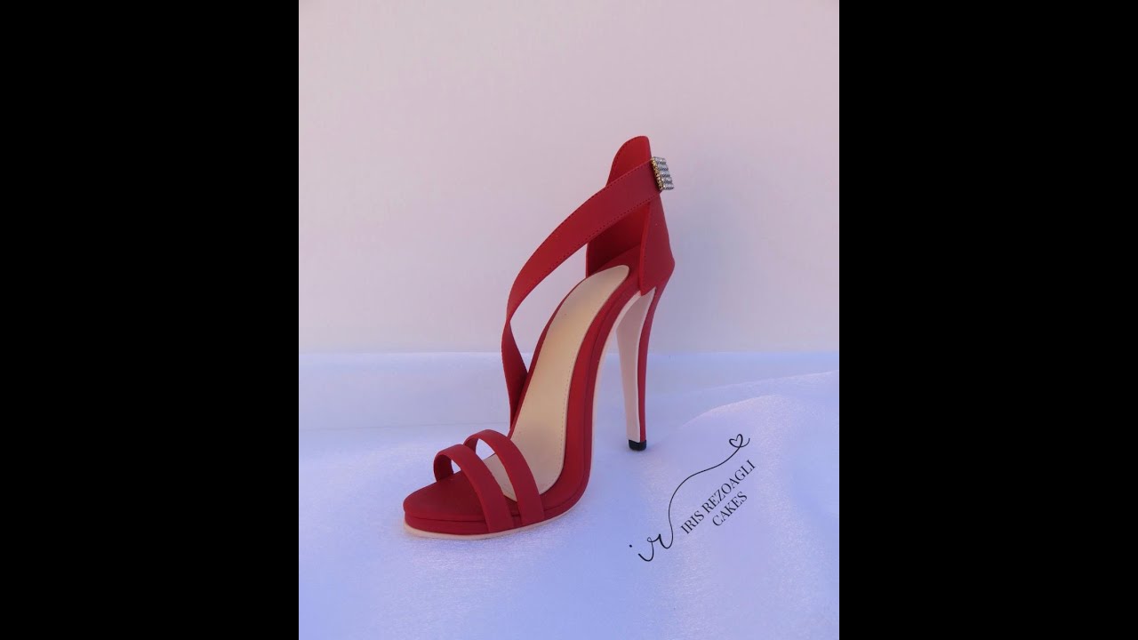 Como hacer un zapato de gumpaste. How to make sugar shoe