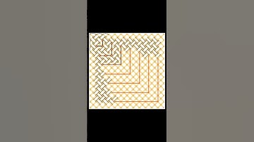 Celtic knot quarter pattern used to make full pattern for 11th procreate sketch of 2023 sketchbook