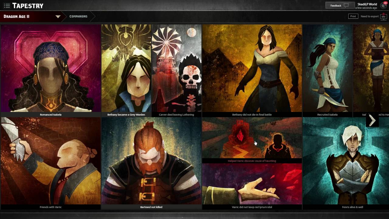 Dragon Age Keep: State of the World