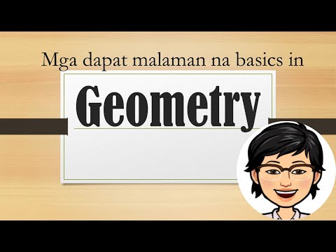 Video: Paano Makakatulong Ang Kaalaman Sa Geometry Sa Hinaharap