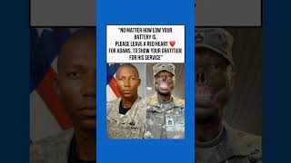 “Even with a low battery… stop and honor Adams for his service.”