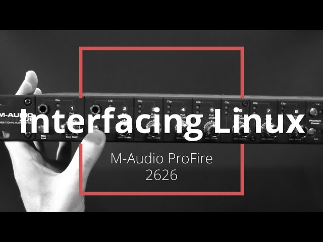 Interfacing Linux: M-Audio ProFire 2626 - YouTube