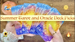 Summer Tarot & Oracle Deck Picks 🌞