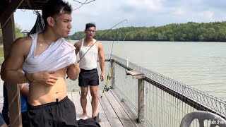 MEMANCING DI RUMAH RAKIT BAGAN LALANG YEKMON SATU MALAM