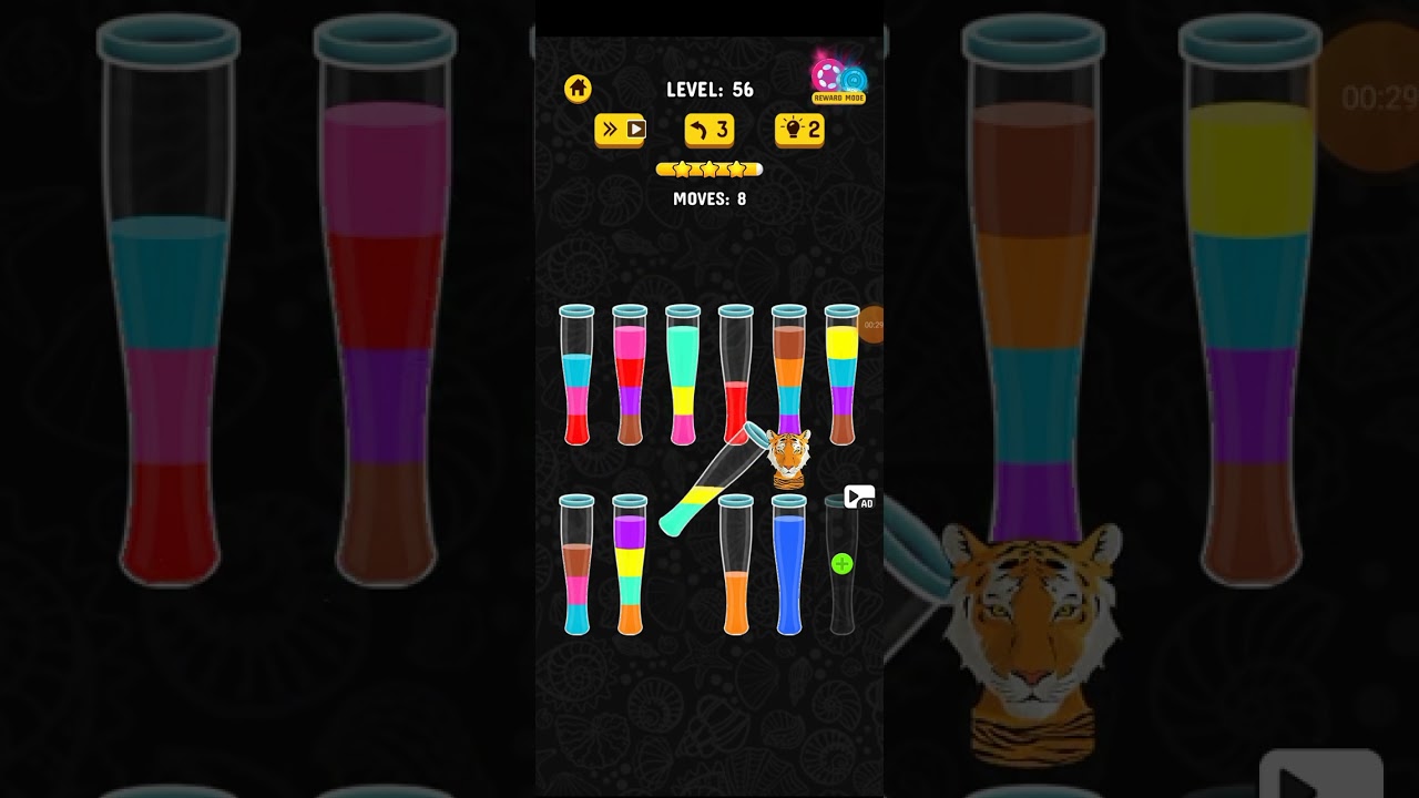 Color Water Sort 3D Level 56 Color Water Sort Puzzle Games 