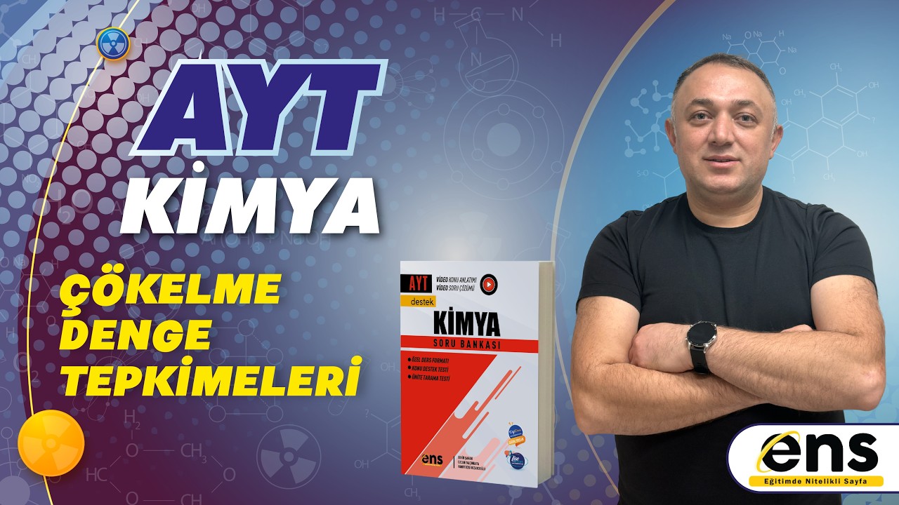 ÇÖKELME DENGE TEPKİMELERİ  AYT KİMYA #aytkimya #ykstavsiye #enskimya