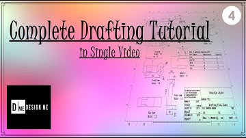 Drafting - Class 04 - Complete Drafting tools in 1 video - CATIA Tutorial No 30