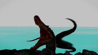T.Rex vs Spinosaurus | test animation | Blender