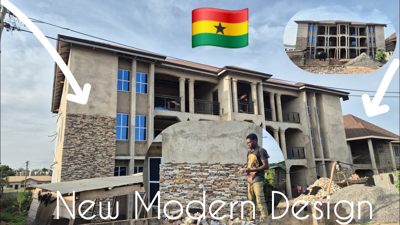 Ghana Homebuilding: the cost by designing your home with NaturalStonecladding(2025) 🇬🇭