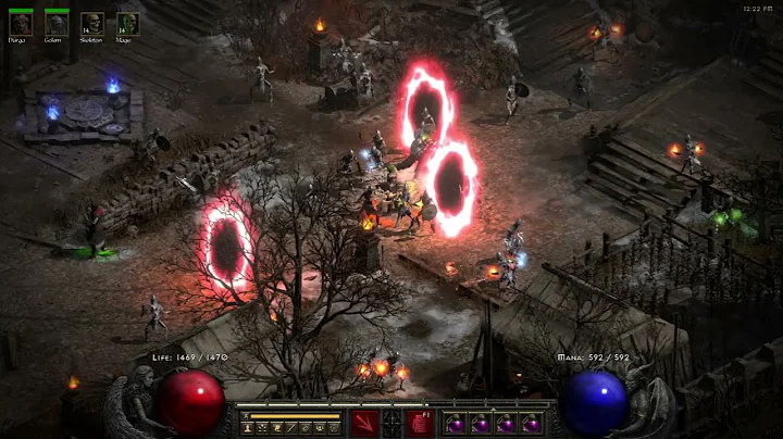 Diablo 2 Resurrected D2R - Uber Bosses on Summon Necromancer Guide. Necro Doing Uber Tristam.