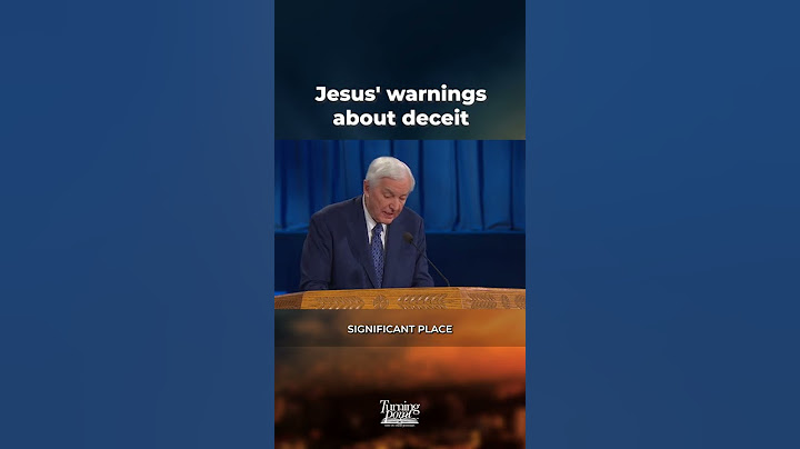 Jesus’ warnings about deceit | The World of the End | Dr. David Jeremiah