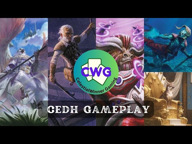 CEDH Gameplay! Teshar vs Oswald vs Magar vs Thrasios/Yoshimaru!