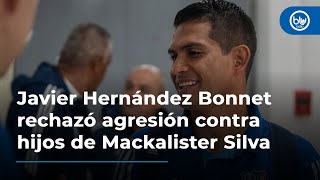 Javier Hernández Bonnet rechazó agresión contra hijos de Mackalister Silva: 'Me dio asco'