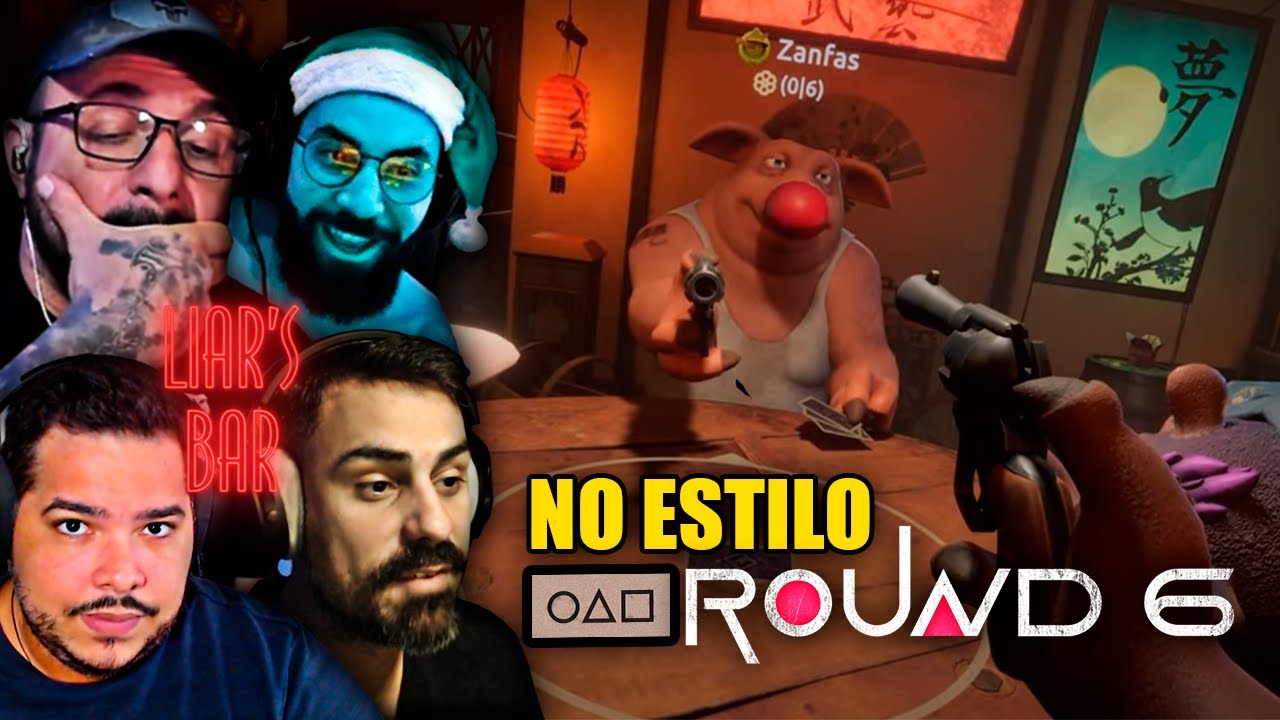 AGORA A GAMEPLAY É NA CHINA! LIAR'S BAR com SMZINHO ZANFAS JONNYZUL