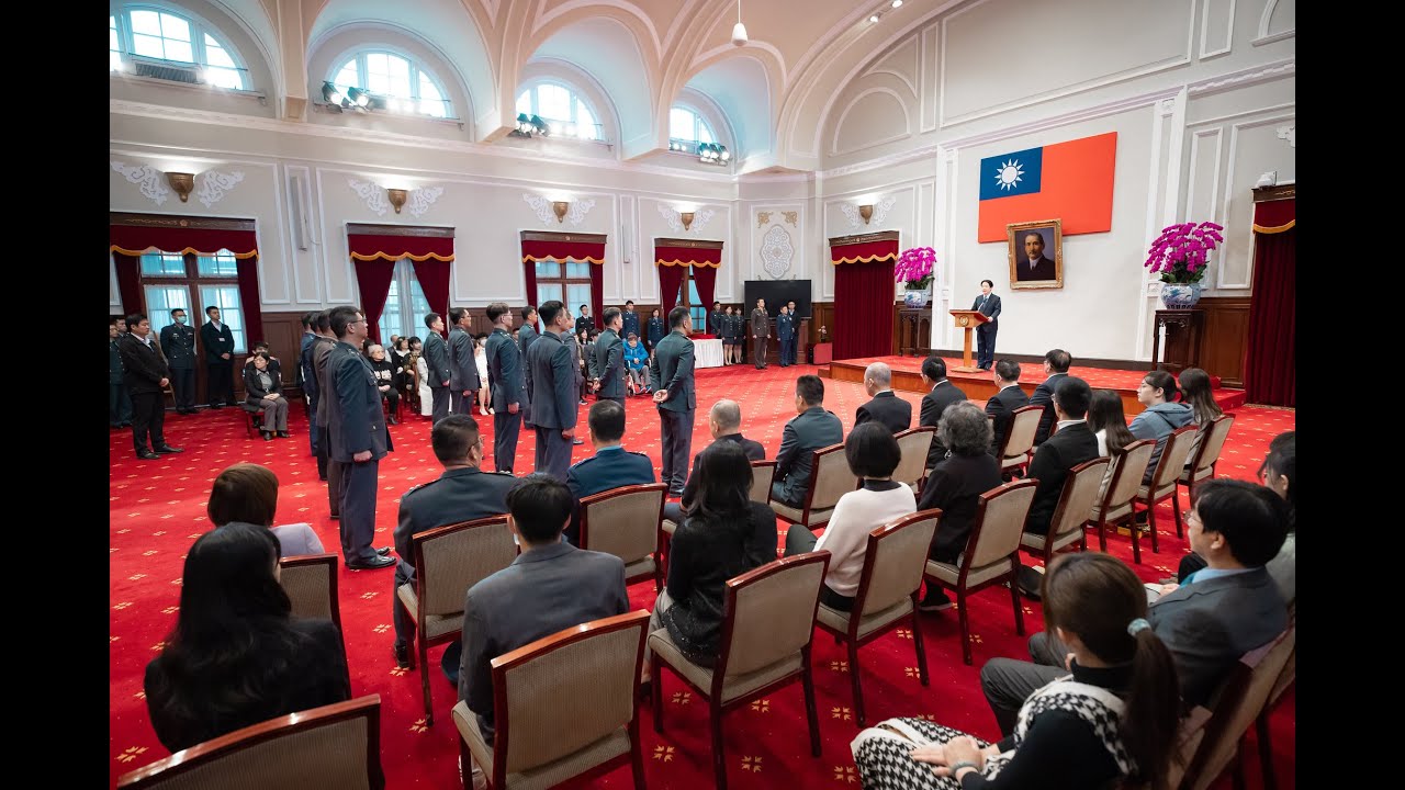 20250226 總統主持「中華民國114年3月份將官晉任授階典禮」
