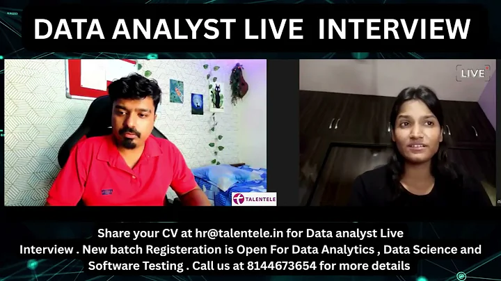 Live Data Analyst Mock Interview | SQL | Power BI | Data Analytics - Must Watch !