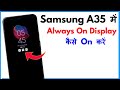 Samsung A35 Me Always On Display Kaise Kare | Samsung A35 Always On Display Settings