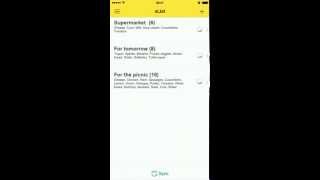 sList - handy shopping list with photos and comments exchange screenshot 1
