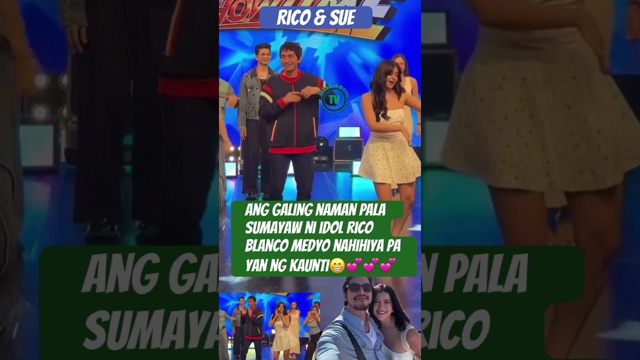 RICO BLANCO PINAKITA ANG TALENT SA PAG SAYAW KASAMA SI SUE RAMIREZ #sueramirez #ricoblanco