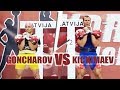 Goncharov 🆚 Kichimaev | Kettlebell sport long cycle duel in +95 kg weight class (Latvia, 2018)