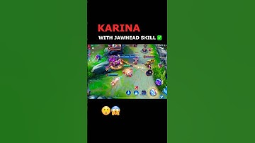 Karina with Jawhead throw skill Combo #mobalegends #mobilelegends #mlbb #ml