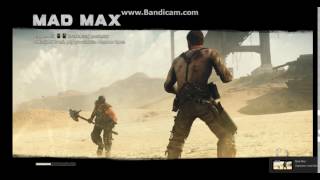 5 seconds of Mad Max loading screen