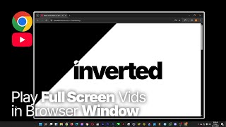 ⭐ MASTERCLASS: 🔵 How to Full Screen a Video in a Browser Window? | How to screenshot 5