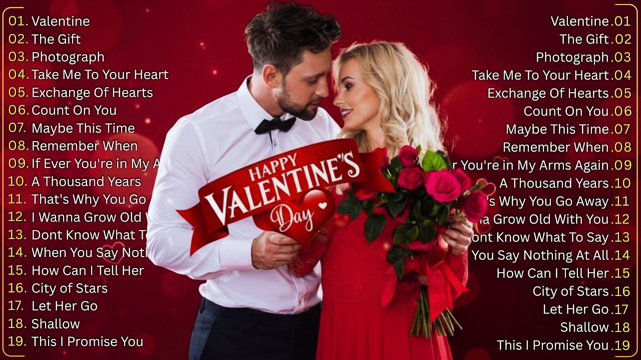 Valentine's Day Special Love Songs 💘 80s 90s Valentines Day ||  Your Feb 14 Playlist Starts Now🎶