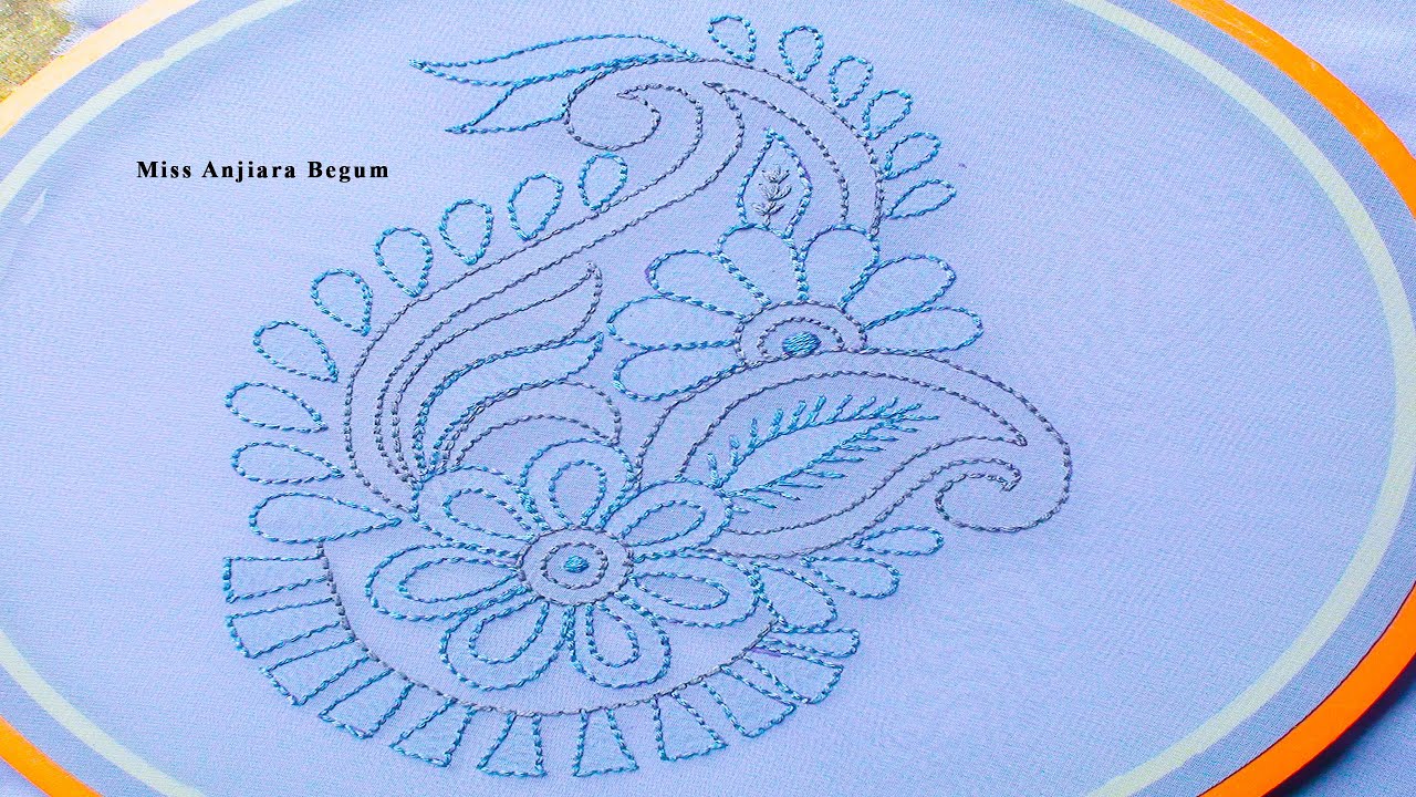 Modern Chikankari Design with Invisible Stitching – DIY at Home!