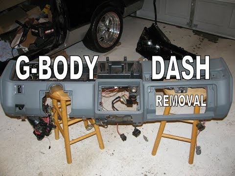 G-Body Dashboard Removal!!!  1987 Olds 442: Video 33